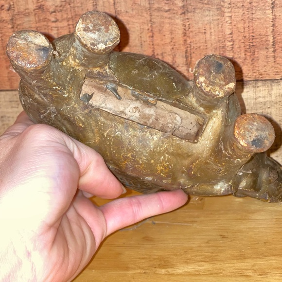 Vintage cast iron elephant decor planter - Picture 4 of 7